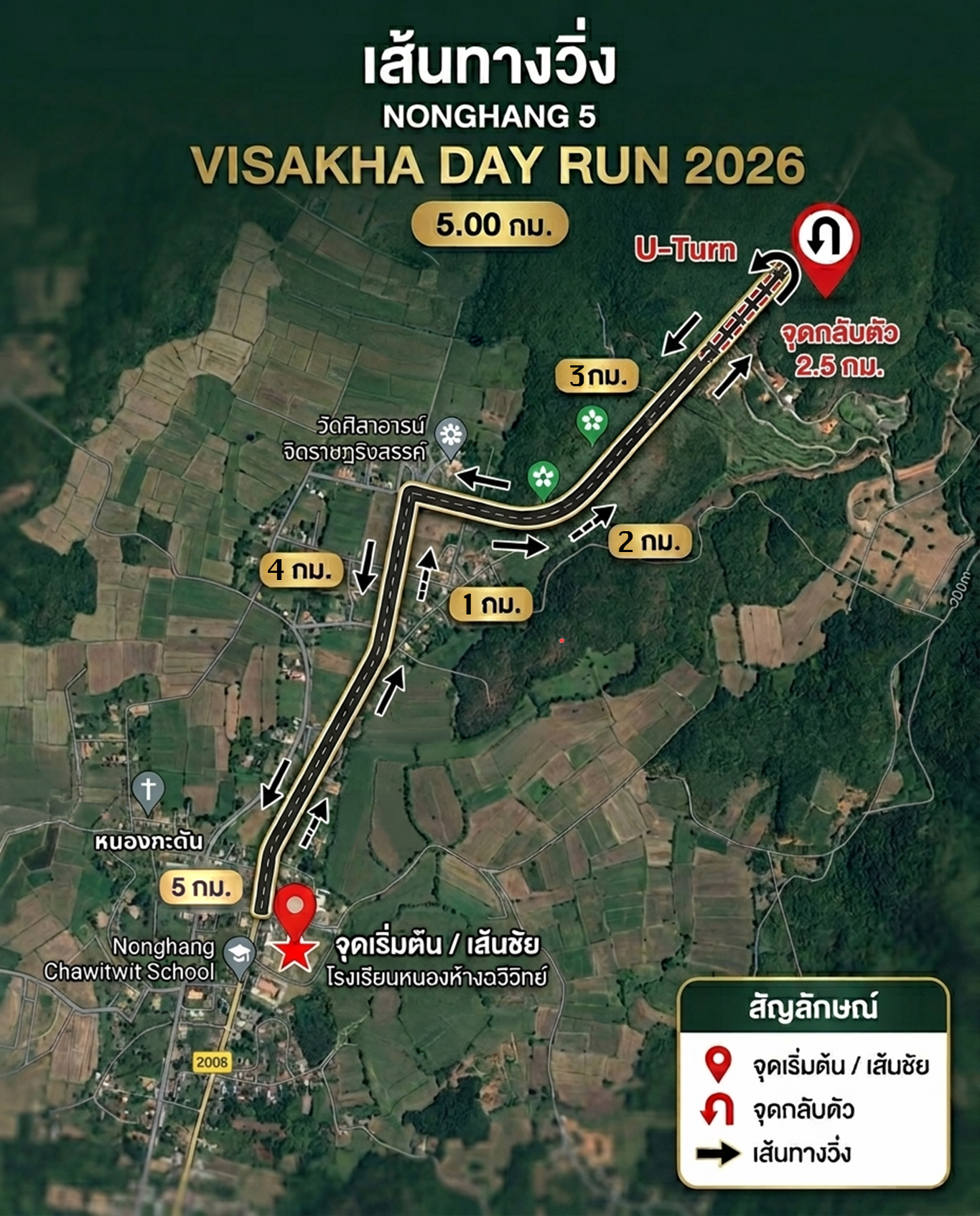 ภาพกิจกรรม NONGHANG 10 VISAKHA DAY RUN 2026